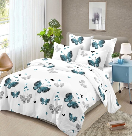 Lenjerii De Pat Bumbac Finet - Lenjerie de pat 4 piese Finet 200x230 cm