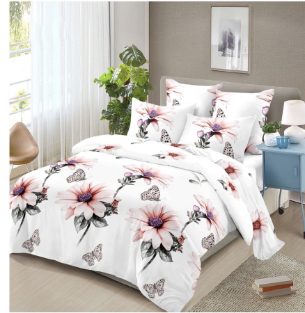 Lenjerii De Pat Bumbac Finet - Lenjerie de pat 4 piese Finet 200x230 cm