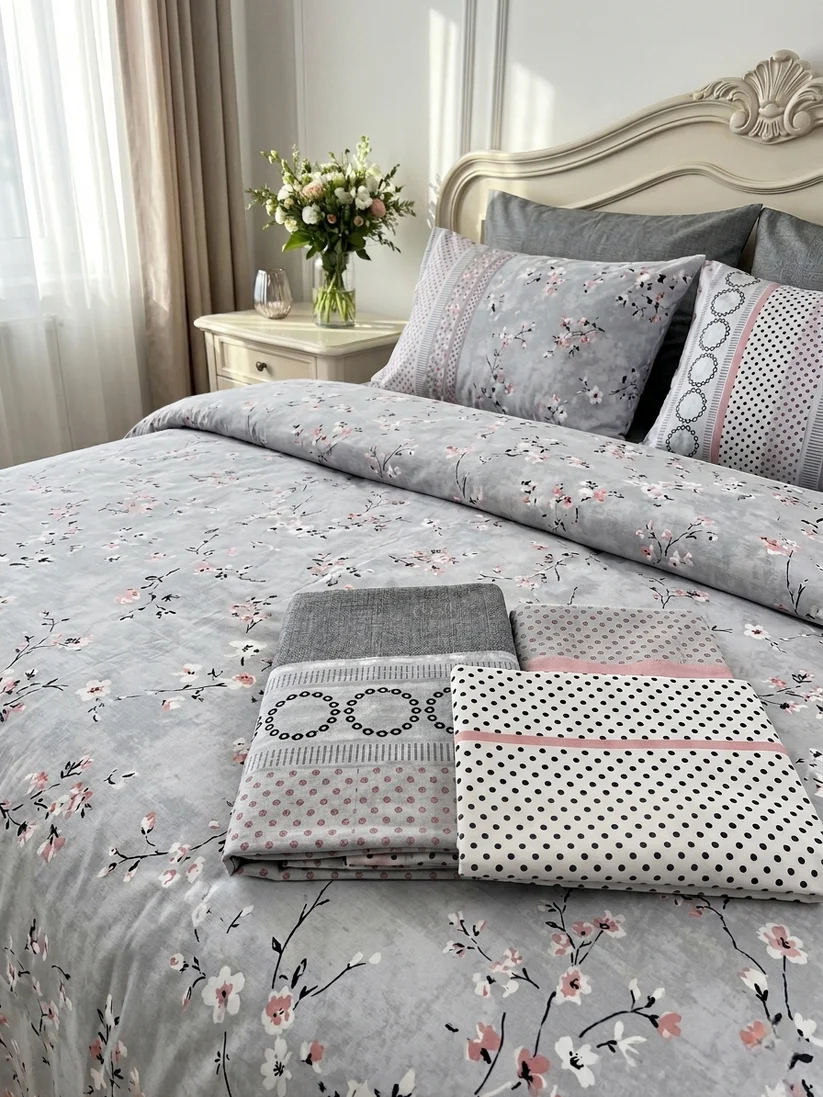 Lenjerii De Pat Din Bumbac Ranforce - Lenjerie De Pat Bumbac Ranforce Premium