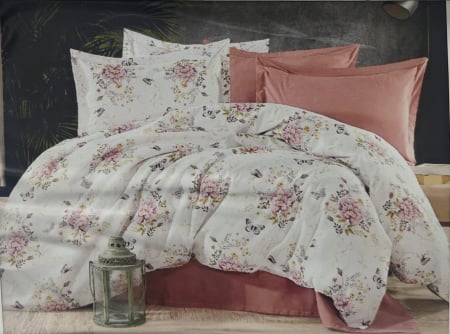 Lenjerii De Pat - Lenjerie De Pat Dublu Premium, Bumbac 100%, 4 piese