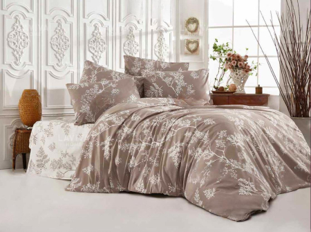 Lenjerii De Pat 100% Bumbac - Lenjerie De Pat Dublu Premium, Bumbac 100%, 4 piese