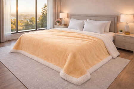 Paturi - Patura Blanket Cu Blanita Cocolino Moale si Calduroasa- 200x220 Cm