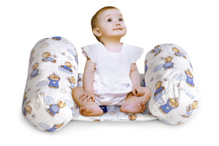Mama si copilul - Perna de siguranta pentru bebelusi, Somnart, model Ursuleti
