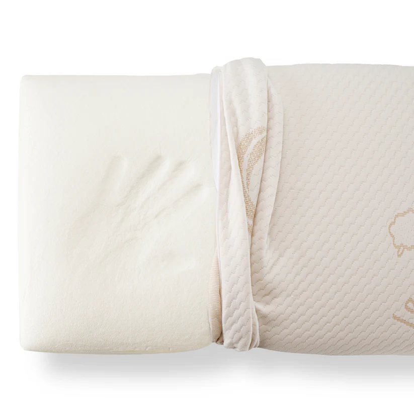 Perne - Pernă Memory Foam Tricot Wool (Lână) 40x70 cm