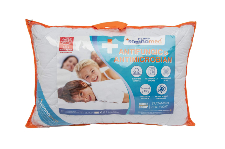 Perna Somnomed Antimicrobiana lavabila la 95°C - 50 x 70 cm, ambalata la geanta cu manere [1]