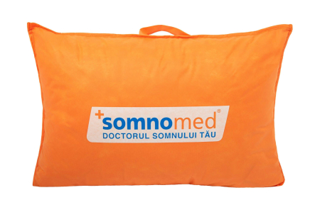 Perna Somnomed Antimicrobiana lavabila la 95°C - 50 x 70 cm, ambalata la geanta cu manere [3]