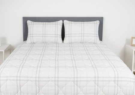 Pilota matlasata Grid Confort, 200x220 cm, 500 g, microfibra, iarna, foarte groasa [1]