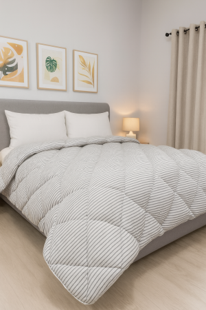 Pilote - Pilota Matlasata Stripe - 200x210 Cm Hipoalergenica