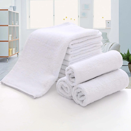Prosoape - Set 10 Prosoape Bumbac 100% Cu Putere Mare De Absorbtie – 50/100 Cm Alb