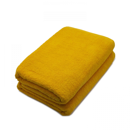 Set prosoape bumbac - Set 2 prosoape de corp bumbac 100%, 600gsm, 70x140cm, galben