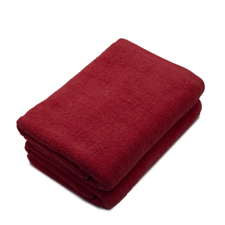 Set prosoape bumbac - Set 2 prosoape de corp bumbac 100%, 600gsm, 70x140cm, rosu