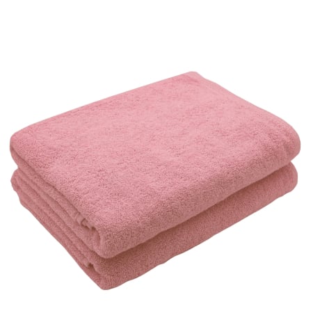 Set prosoape bumbac - Set 2 prosoape de corp bumbac 100%, 600gsm,  70x140cm, roz