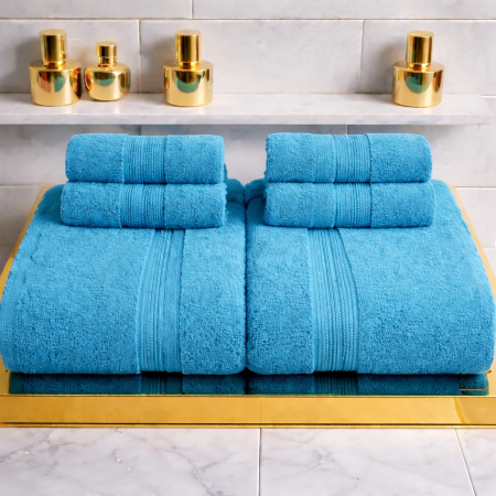 Prosoape de baie - Set 6 Prosoape Bumbac 100% Cu Putere Mare De Absorbtie