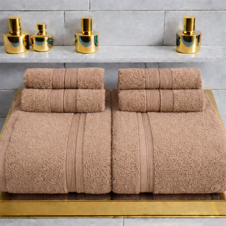 Prosoape de baie - Set 6 Prosoape Bumbac 100% Cu Putere Mare De Absorbtie