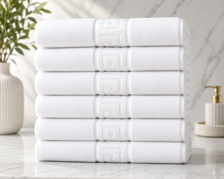 Set 6 Prosoape Pentru Corp Hotel Royal Line -70x140 Cm, 100% Bumbac, 550 GSM