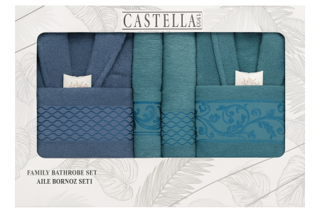 Set Cadou Luxury  2 Halate + 4 Prosoape - Set Cadou De Lux– 2 Halate + 4 Prosoape Asortate