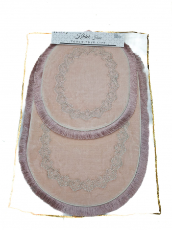 Articole Baie - Set Covorase Baie 2 Piese Premium- Antiderapante 60x100cm