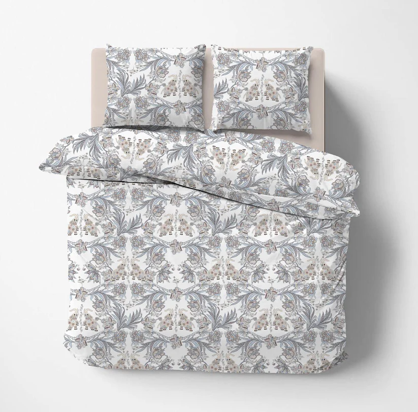 Lenjerii De Pat - Set Lenjerie de Pat 100% Bumbac – 220×240 cm (4 Piese) – Confort Premium