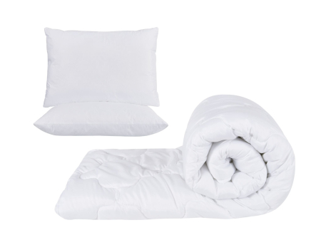 Pilote - Set  pilota 180x200cm 250gsm + 2 perne albe matlasate 50x70cm