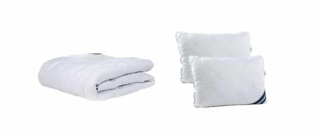 Pilote - Set pilota de iarna Superior Plus pilota groasa 200x220 cm + 2 perne 50x70 cm, bumbac