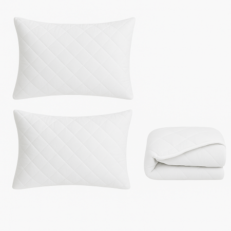 Oferta Speciala - Set Pilotă  Bumbac Ranforce, 200x210 Cm + 2 Perne 50x70 Cm