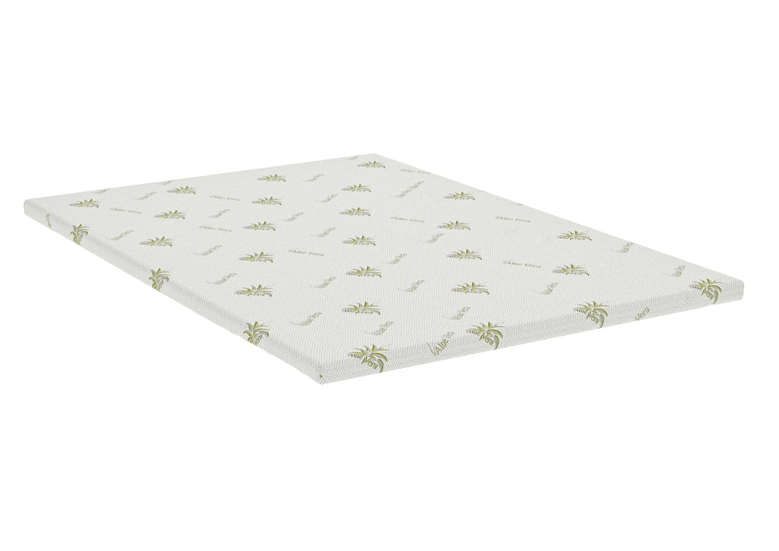 Toppere - Topper Aloe Vera 160x200x5 cm, husa detasabila si lavabila, fermitate medie