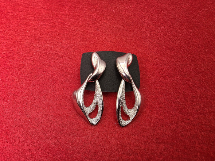 Cercei Aura argintii unicat [3]