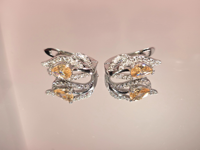 Cercei Freya portocaliu [3]