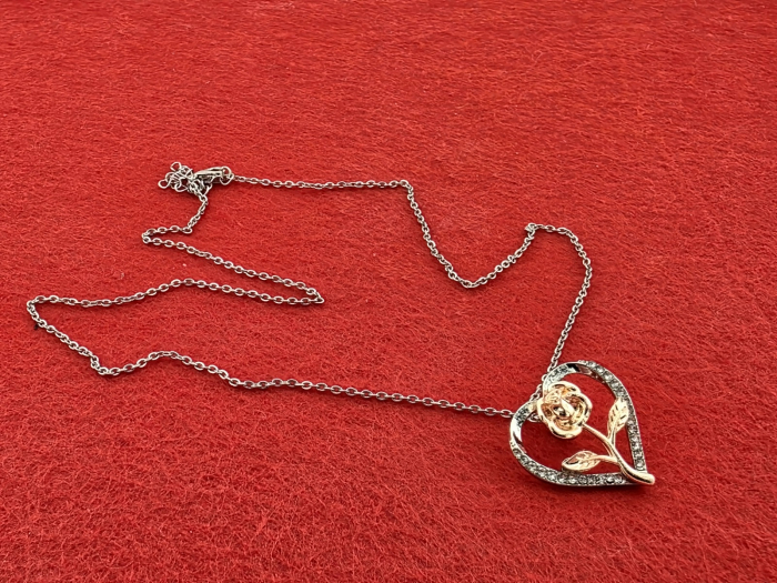 Colier Draga argintiu [2]