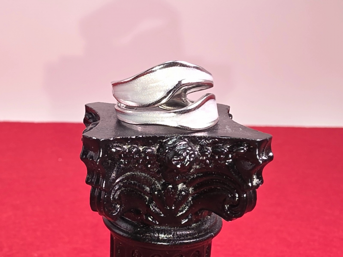 Inel Gloria alb argintiu [3]