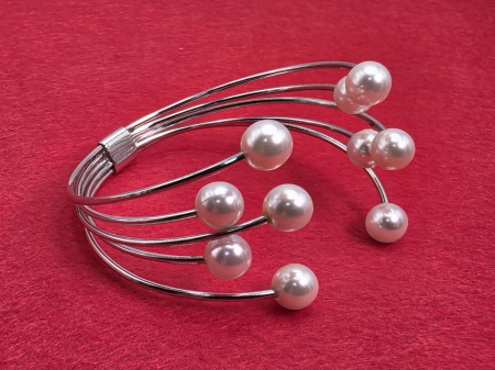 Perle - Bratara Clara argintie