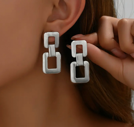 Cercei Aubree argintii [1]