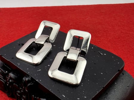 Toate bijuteriile - Cercei Aubree argintii