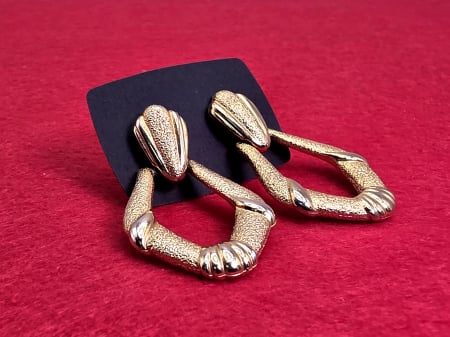 Unicate - Cercei Brandusa aurii unicat