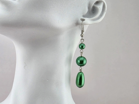 Toate bijuteriile - Cercei Daria verzi