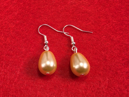 Perle - Cercei Luana argintii