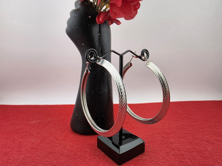 Simple - Cercei Polina argintii