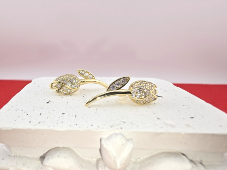 Placate cu aur - Cercei Silvia