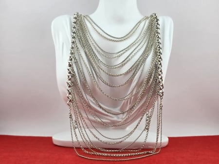 Indraznete - Colier Nadia argintiu