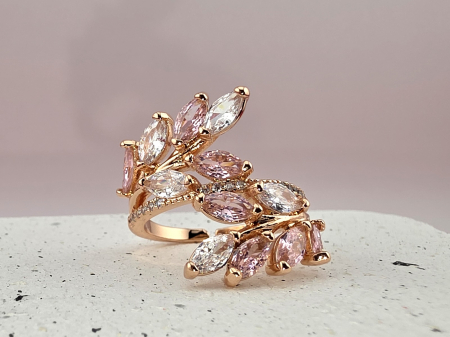 Cristale - Inel Brianna auriu