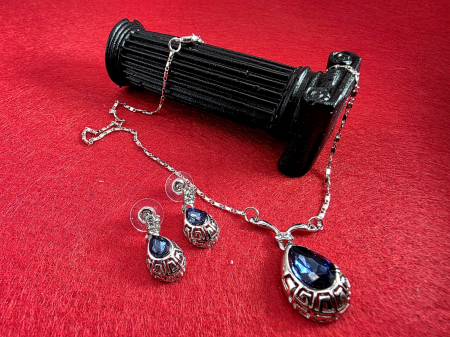 Toate bijuteriile - Set Diana argintiu