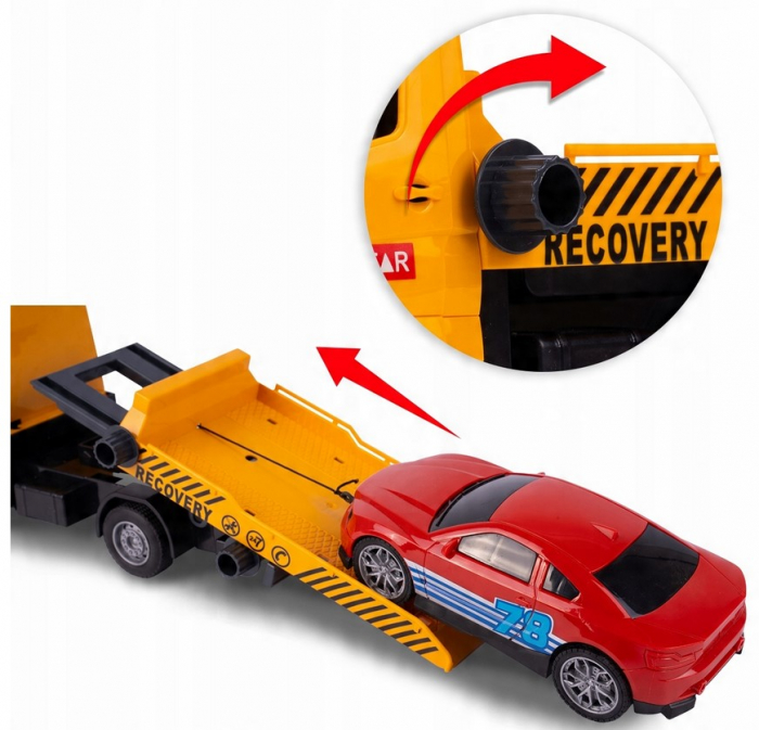 Auto Platformă – Asistență Rutieră / Camion de Remorcare – Cu Lumină, Sunet și Tracțiune [10]