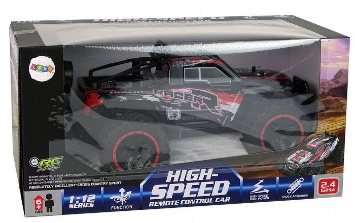 Mașină Off-Road telecomandată 2.4 GHz cu amortizoare 1:12 Roșu [7]