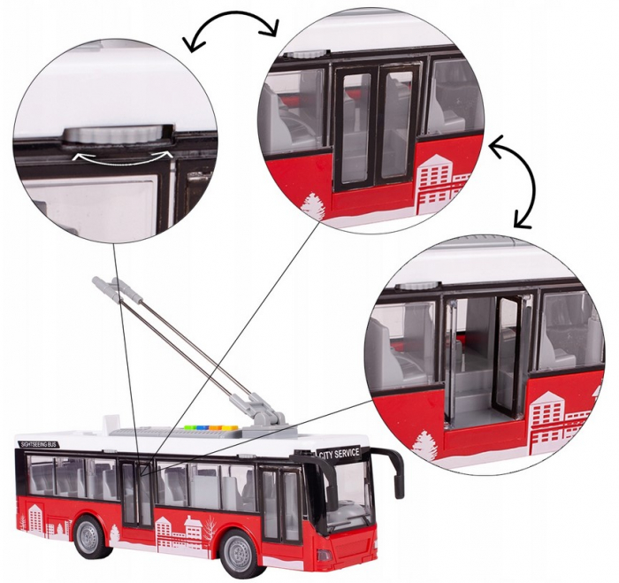 Autobuz 1:16 cu sunete și lumini – uși mobile [7]