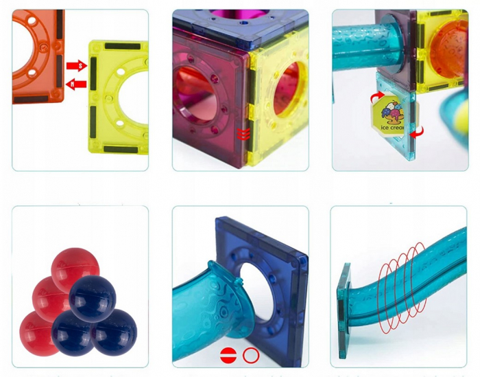 Set de Blocuri Magnetice 3D – 78 Piese [6]