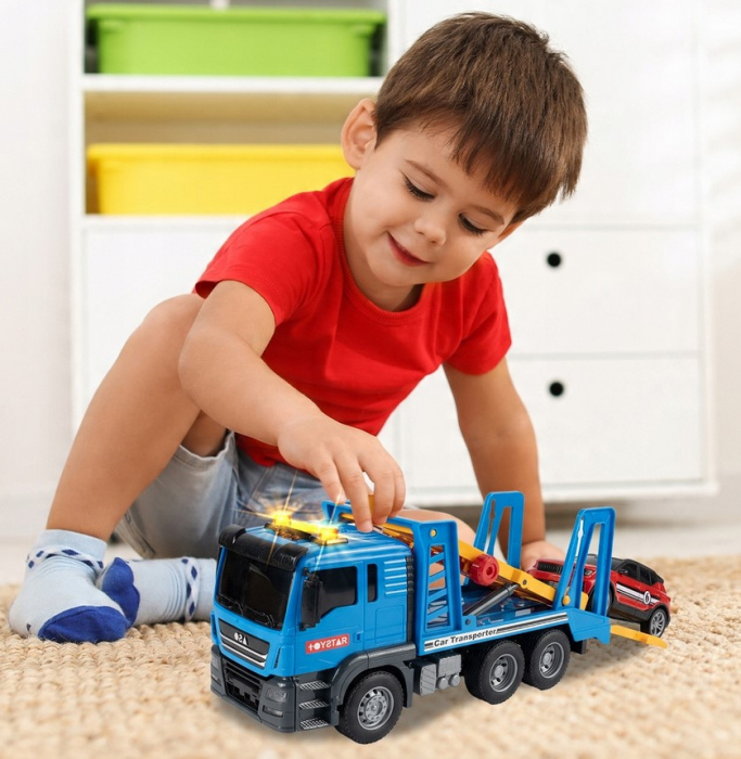 Camion Platformă – Asistență Rutieră cu Rampă, Lumină, Sunet și Tracțiune [3]