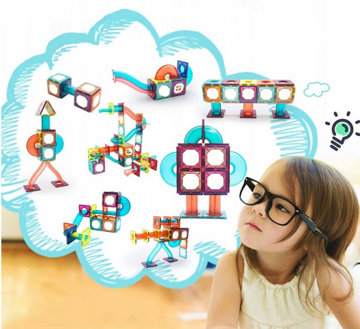 Set de Blocuri Magnetice 3D – 78 Piese [4]