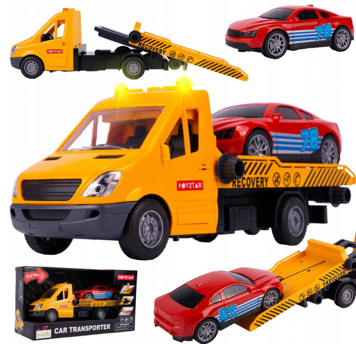 Auto Platformă – Asistență Rutieră / Camion de Remorcare – Cu Lumină, Sunet și Tracțiune [2]