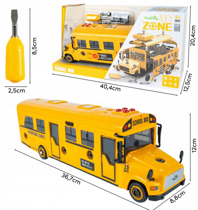 Autobuz școlar de asamblat – 48 de piese [3]