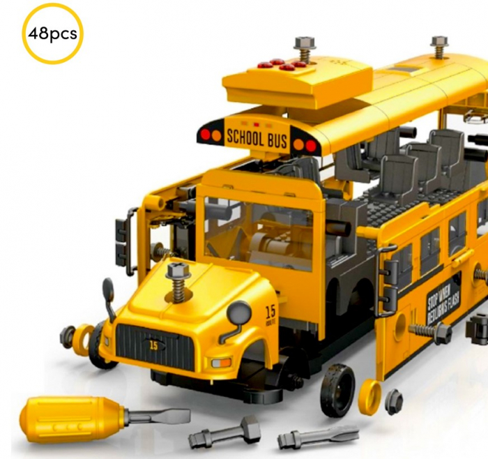 Autobuz școlar de asamblat – 48 de piese [6]